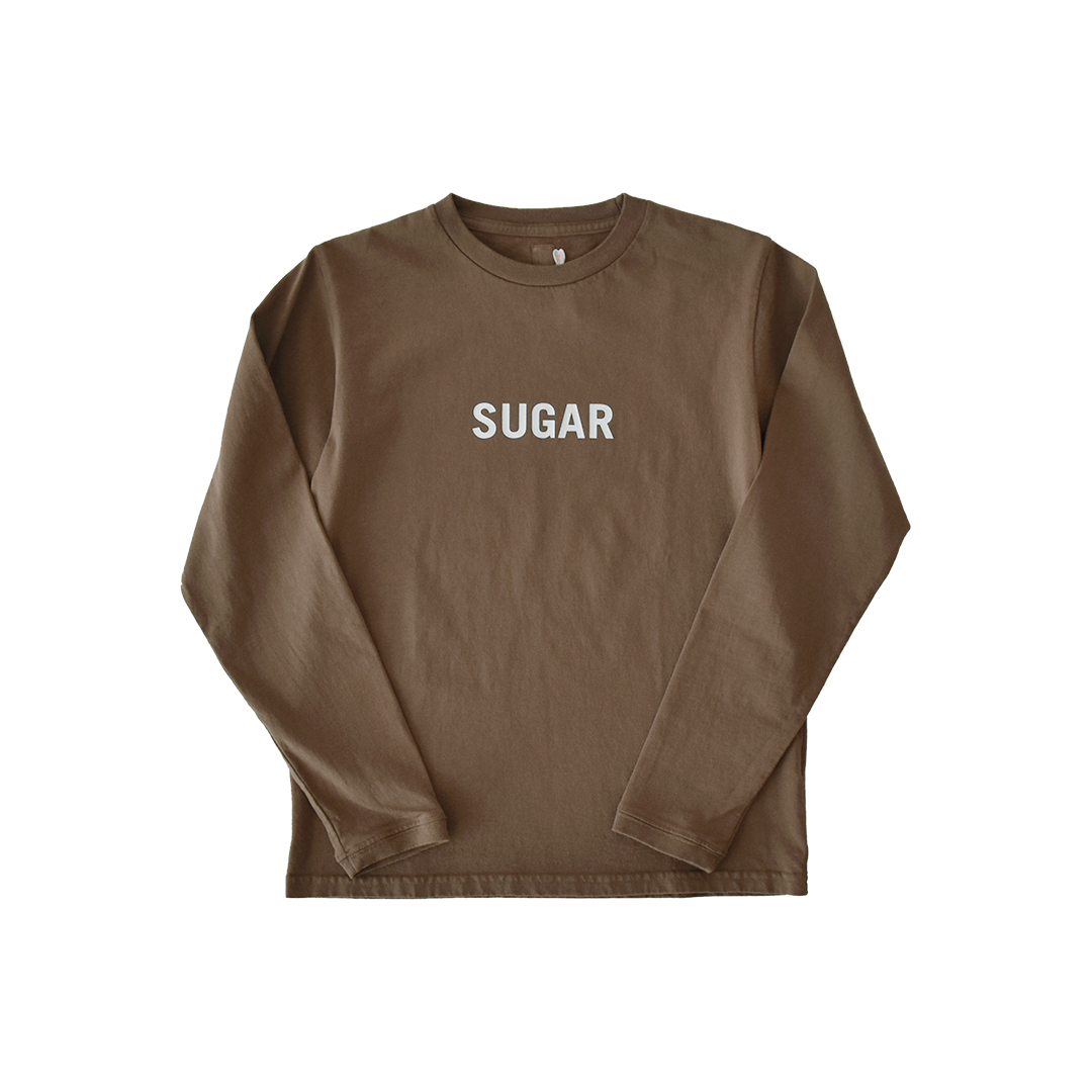 SUNSHINE+CLOUD ロングTシャツ SUGAR DONUTS ブラウン　L