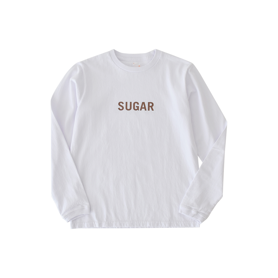 SUNSHINE+CLOUD ロングTシャツ SUGAR DONUTS ホワイト　S