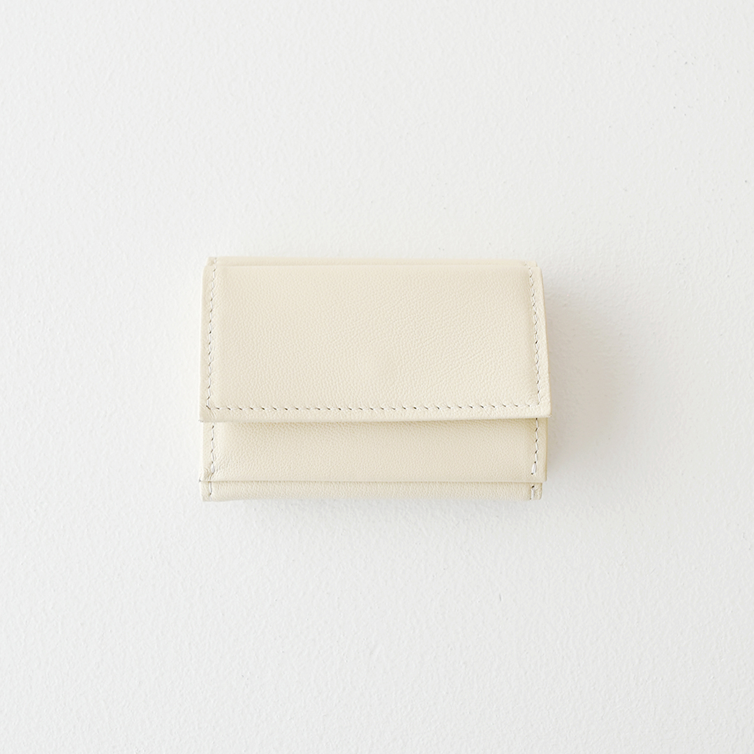Tirone MINERVA 三つ折りコンパクト財布　OFF WHITE(オフホワイト)
