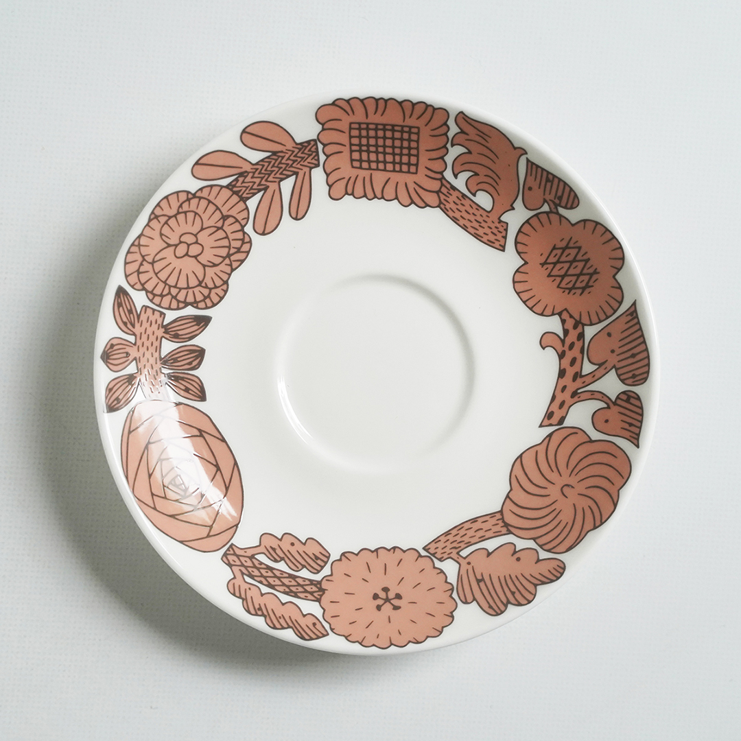 CHECK＆STRIPE / dieci GUSTAFSBERG × 鹿児島睦 April Cup&Saucer オークル