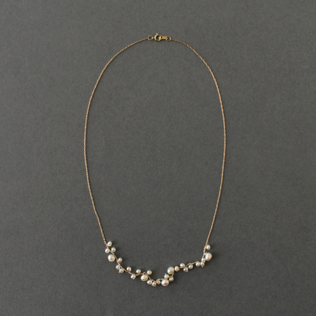 Toile Pearl Chain Necklace