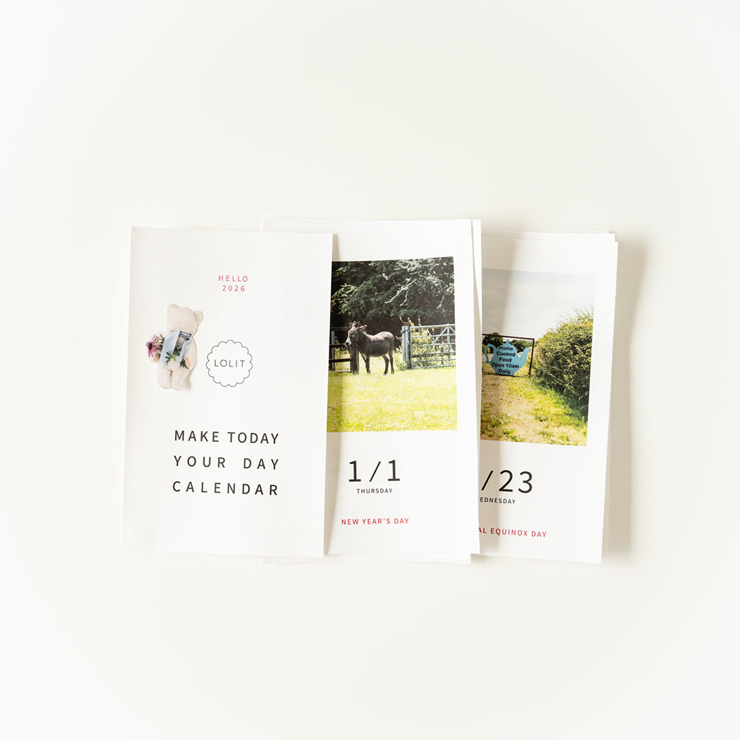 LOLIT  2026 MAKE TODAY YOUR DAY CALENDAR　シール1枚付き