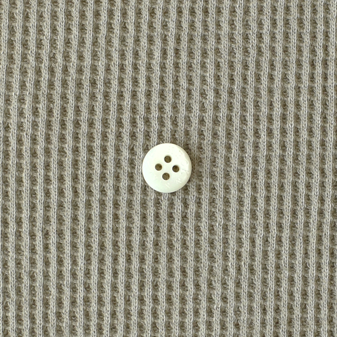 幅広コットンリネンワッフル　オリーブ