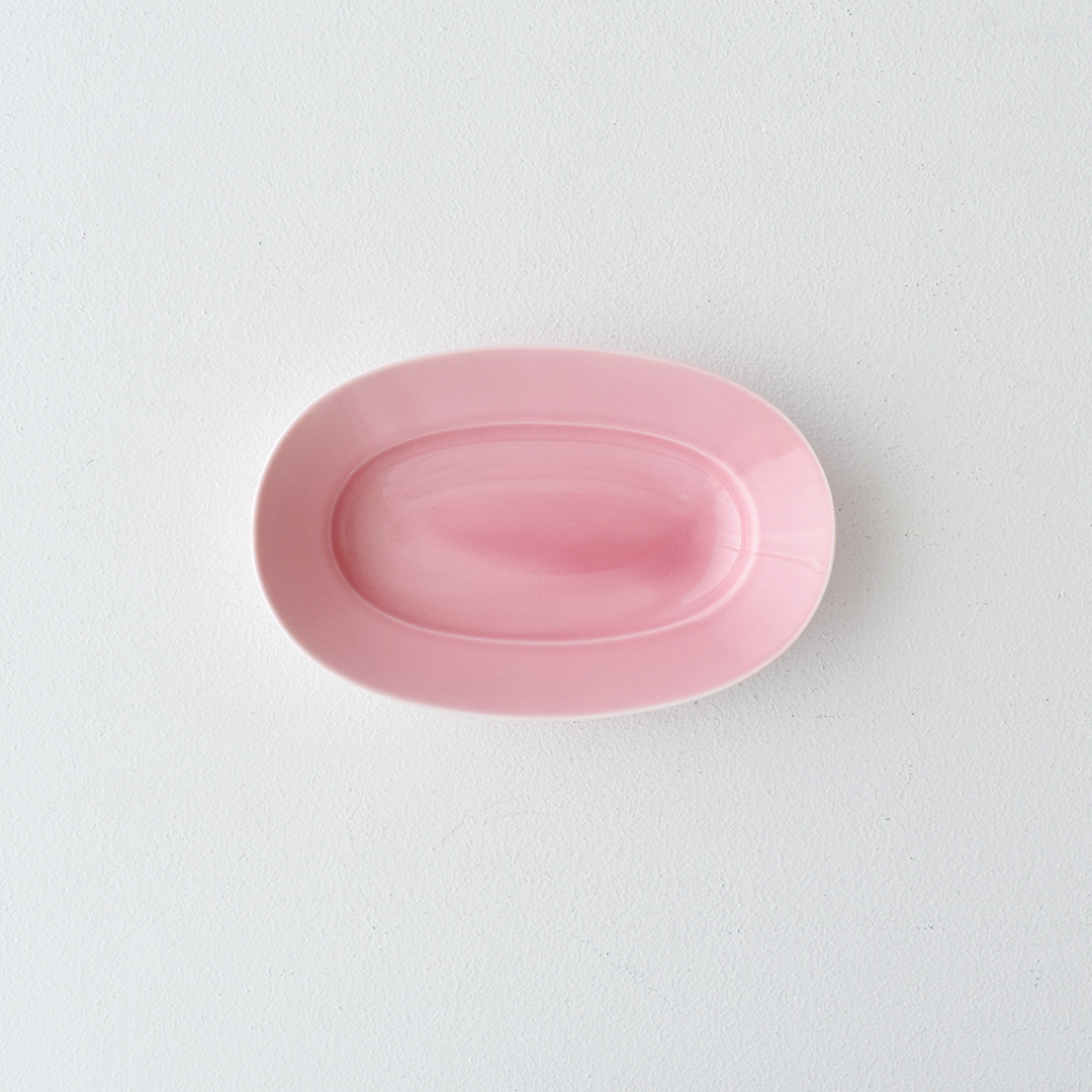 CHECK＆STRIPE / yumiko iihoshi porcelain × CHECK&STRIPE Oval Plate