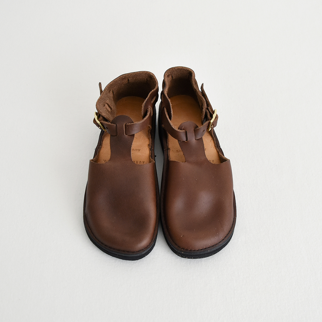 CHECK＆STRIPE / オーロラシューズ WEST INDIAN BROWN Women's 6靴/シューズ