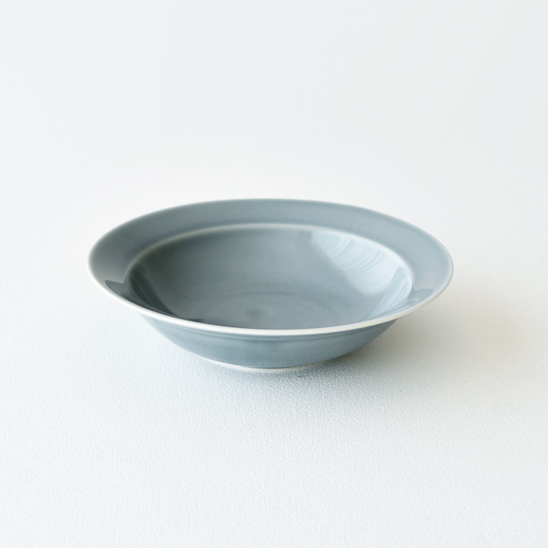 yumiko iihoshi porcelain × CHECK&STRIPE  Soup bowl ブルーベリーデュウ　M