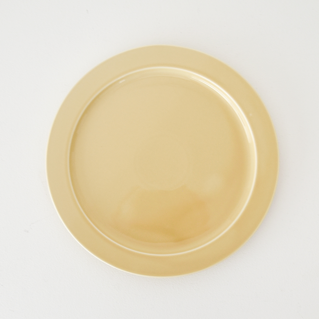 yumiko iihoshi porcelain × CHECK&STRIPE  unjour ハニージンジャー　matin plate (plate L)
