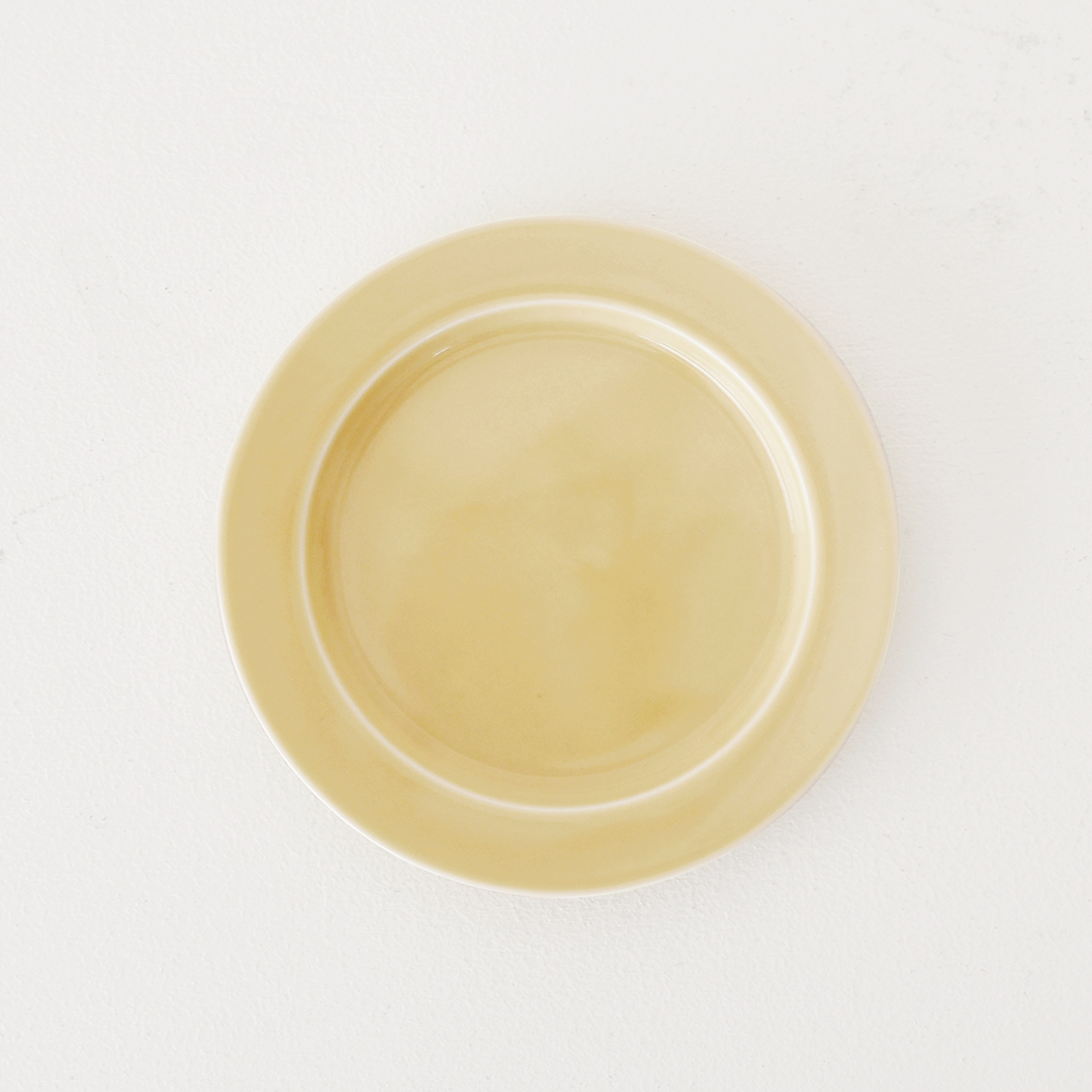 yumiko iihoshi porcelain × CHECK&STRIPE  unjour ハニージンジャー　goûter plate (plate S)