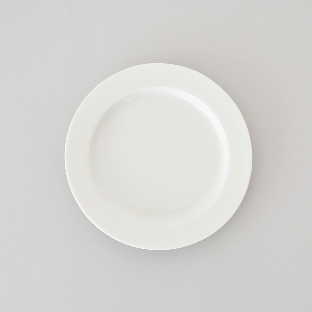 yumiko iihoshi porcelain × CHECK&STRIPE  unjour アンティークホワイト　goûter plate (plate S)