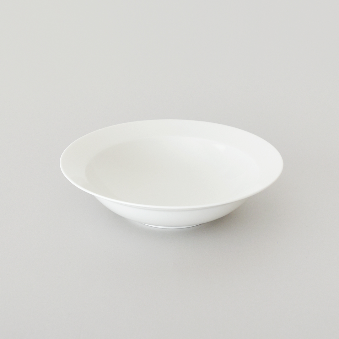 yumiko iihoshi porcelain × CHECK&STRIPE  Soup bowl アンティークホワイト　M