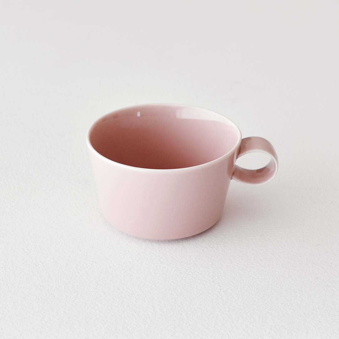 yumiko iihoshi porcelain × CHECK&STRIPE  unjour  après midi cup (cup M) ミスティピンク