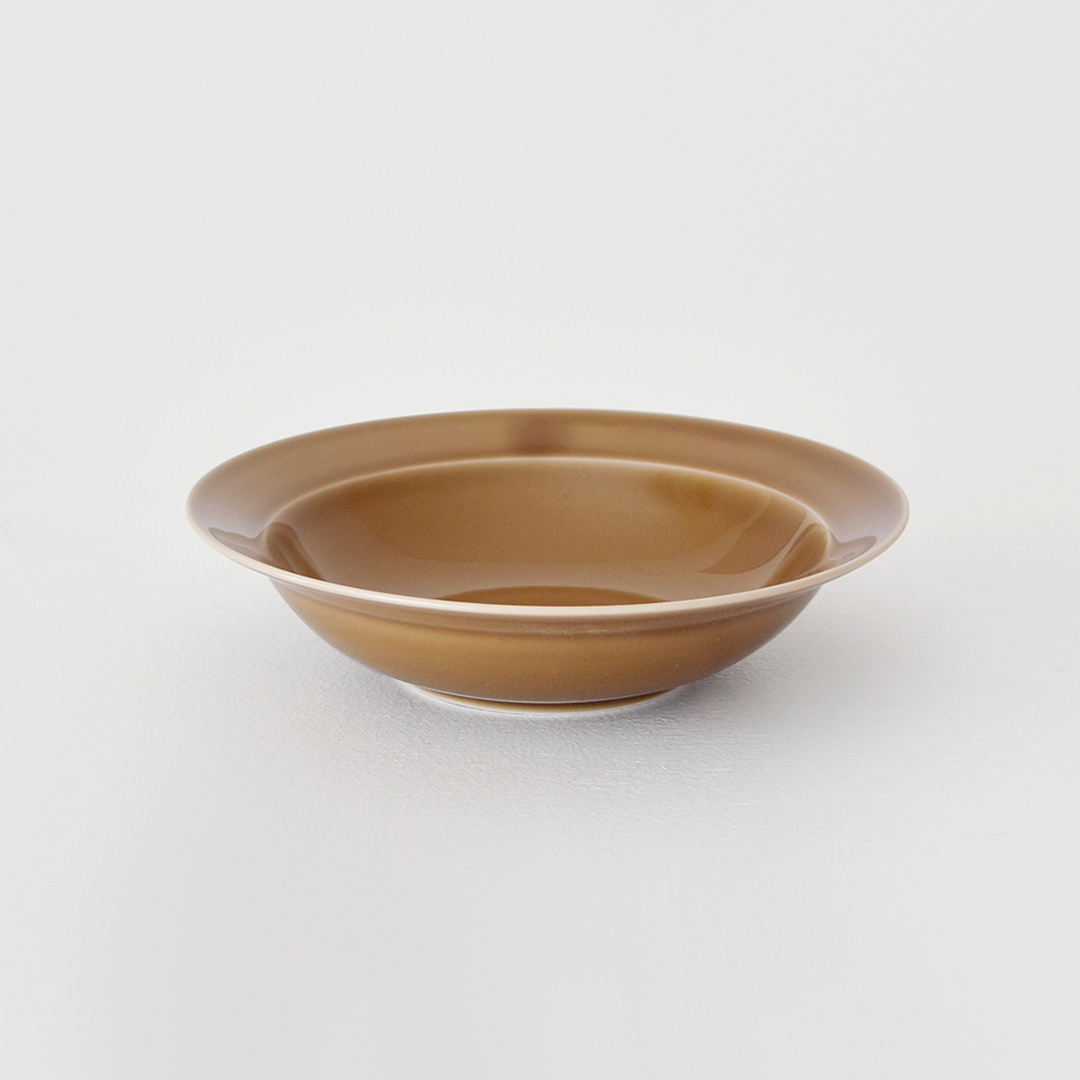 yumiko iihoshi porcelain × CHECK&STRIPE  Soup bowl シナモン　M