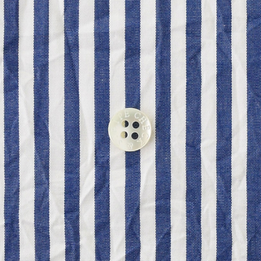 CHECK＆STRIPE / C&Sオリジナルsunny days stripe ブルー×ホワイト