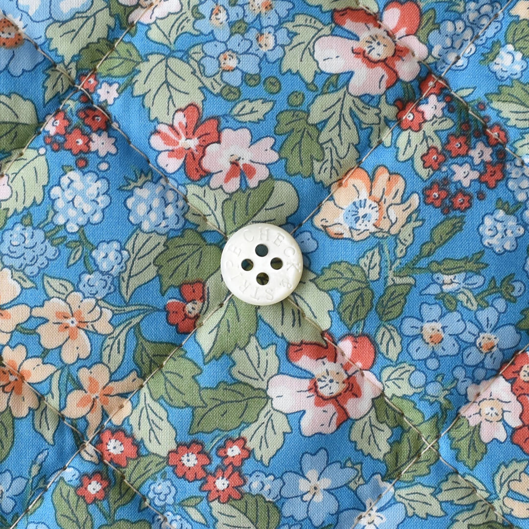 リバティプリントキルティング Hedgerow Ramble(レシピ付き)　24AT(ブルー)