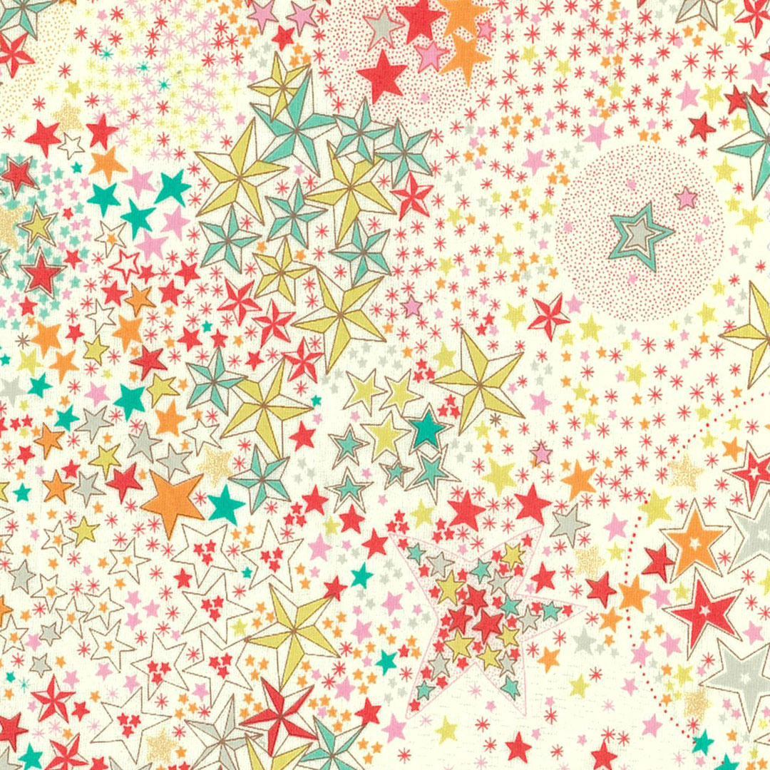 リバティプリント　Adelajda Star　WE(イエロー系)