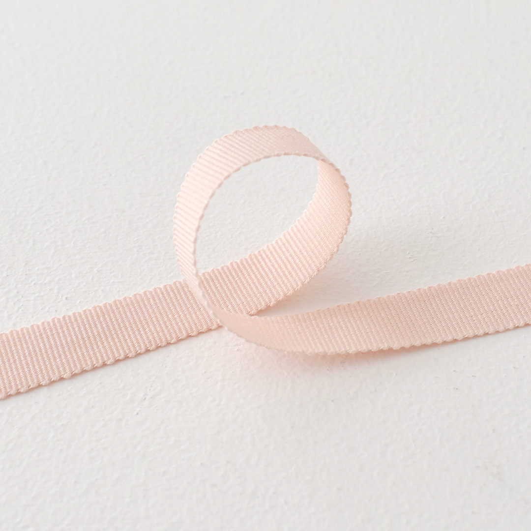 フランスのコットングログランテープ 15mm幅　531(ペールピンク)