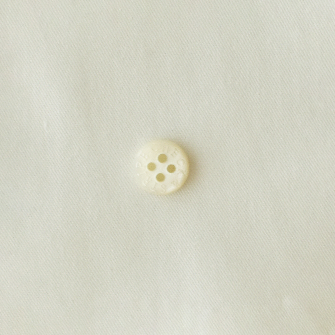 幅広高密度コットンギャバ　ホワイト