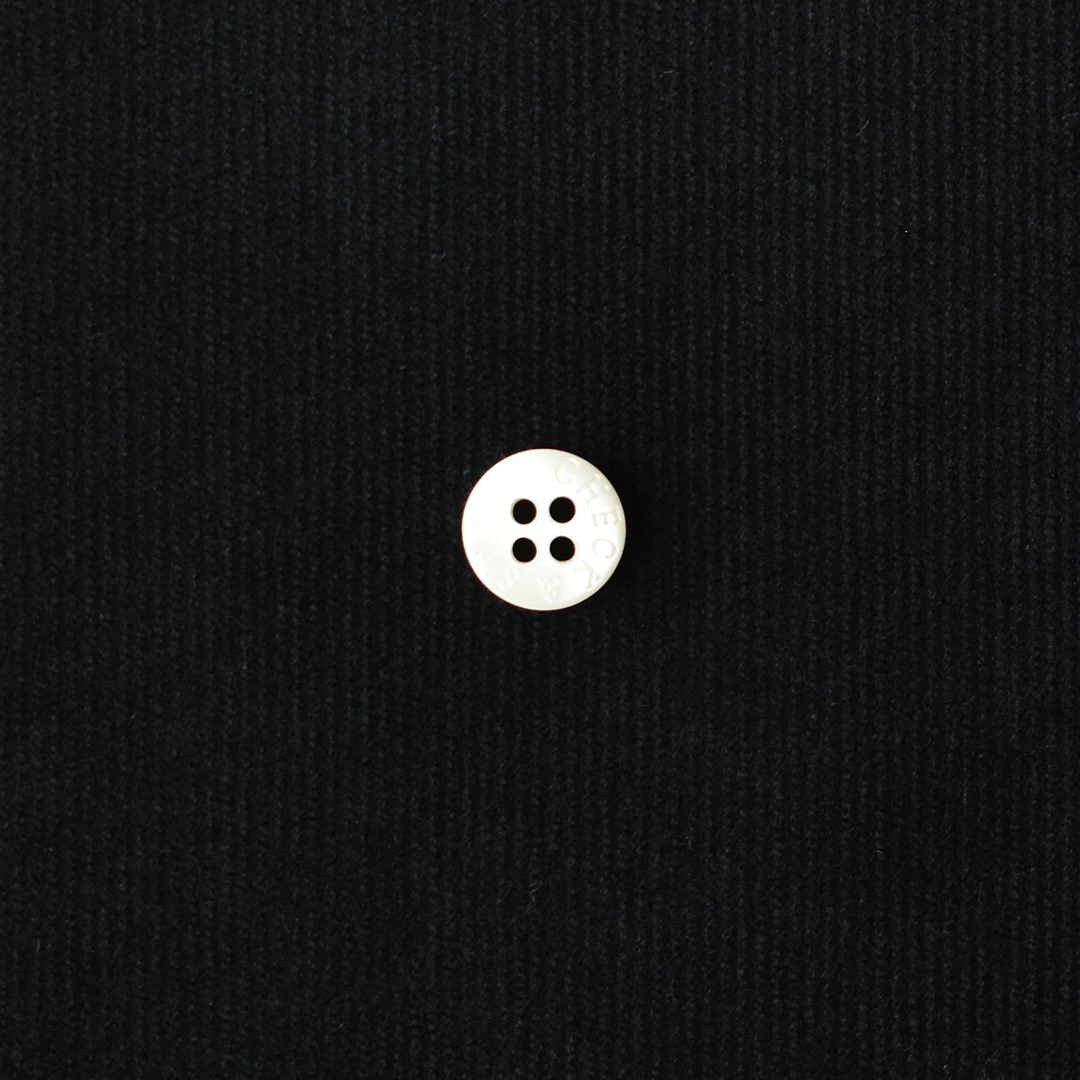 細うねのしっかりとしたストレッチコールテン　ブラック