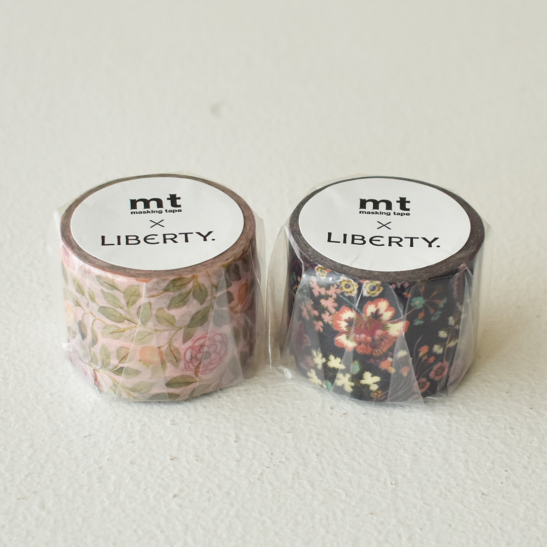 mt × LIBERTY マスキングテープ 30mm幅×2柄セット