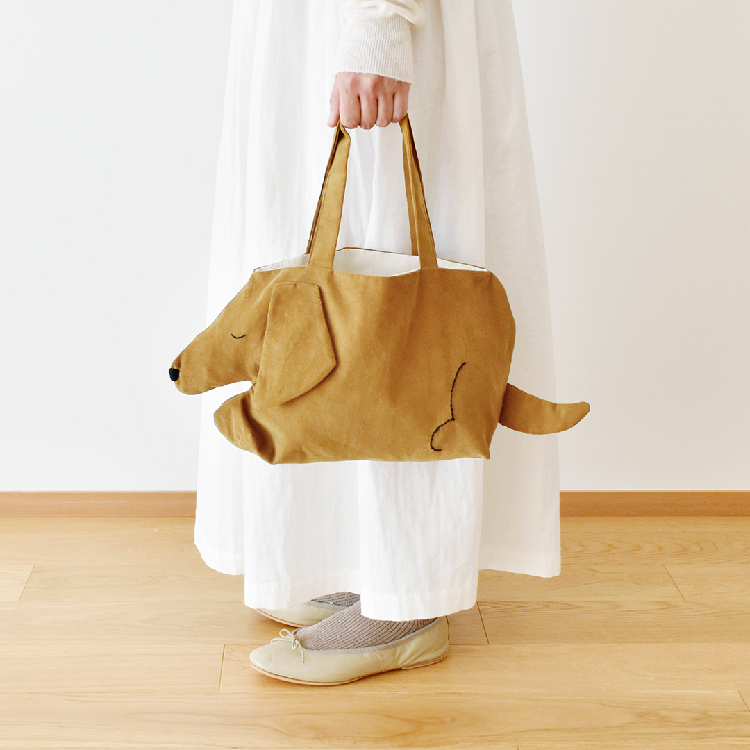 INU bag(HANDMADE完成品)　キャラメル