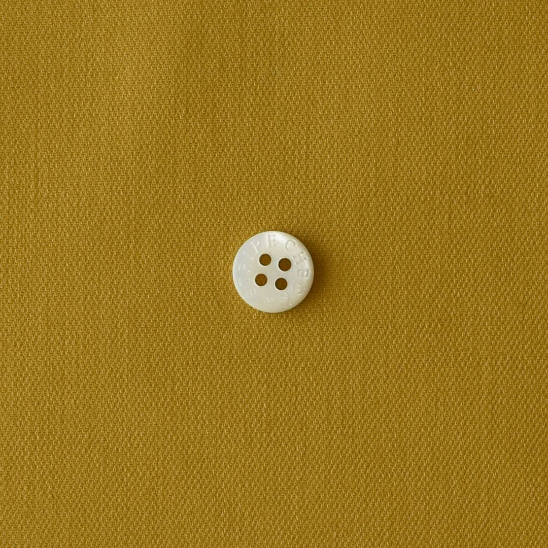 さらっとしたコットンリネンストレッチチノ　マスタード