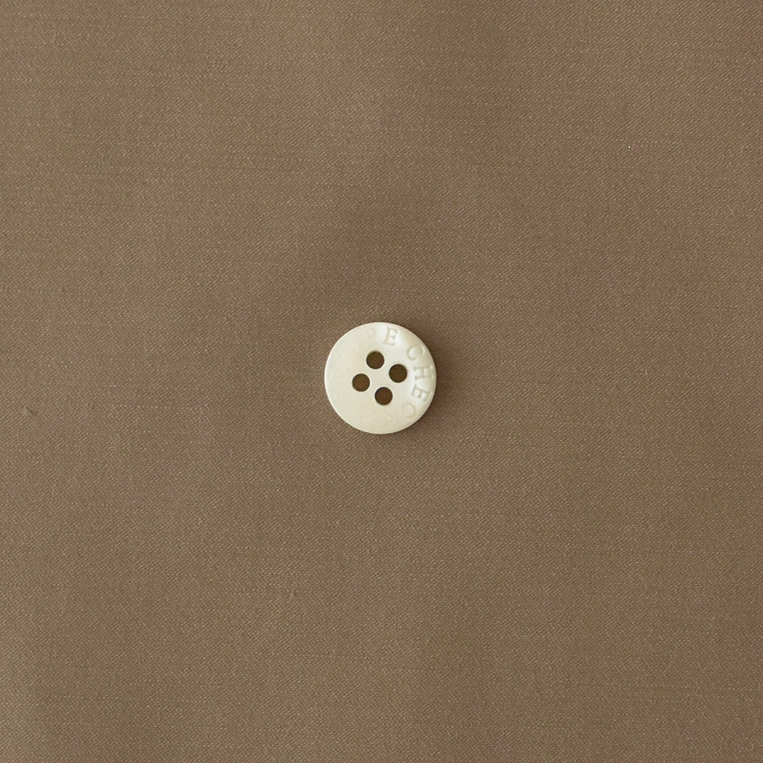 コットンサテンのストレッチ　ベージュ