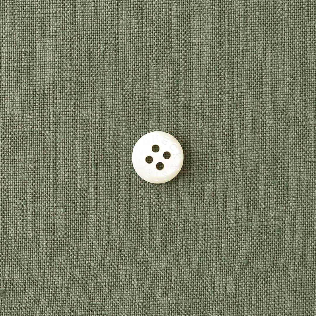 CHECK&STRIPEオリジナルやさしいリネン　カーキ