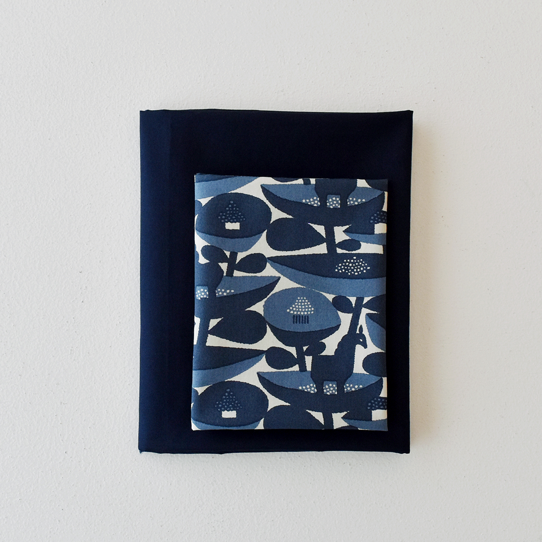 「garden」のミニバッグのキット　ネイビー系