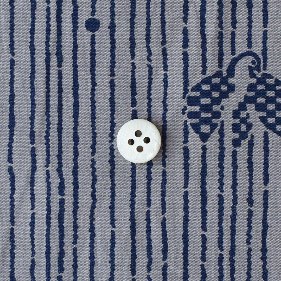 ラミネート 「bird whisper」　ウォームグレーにネイビー