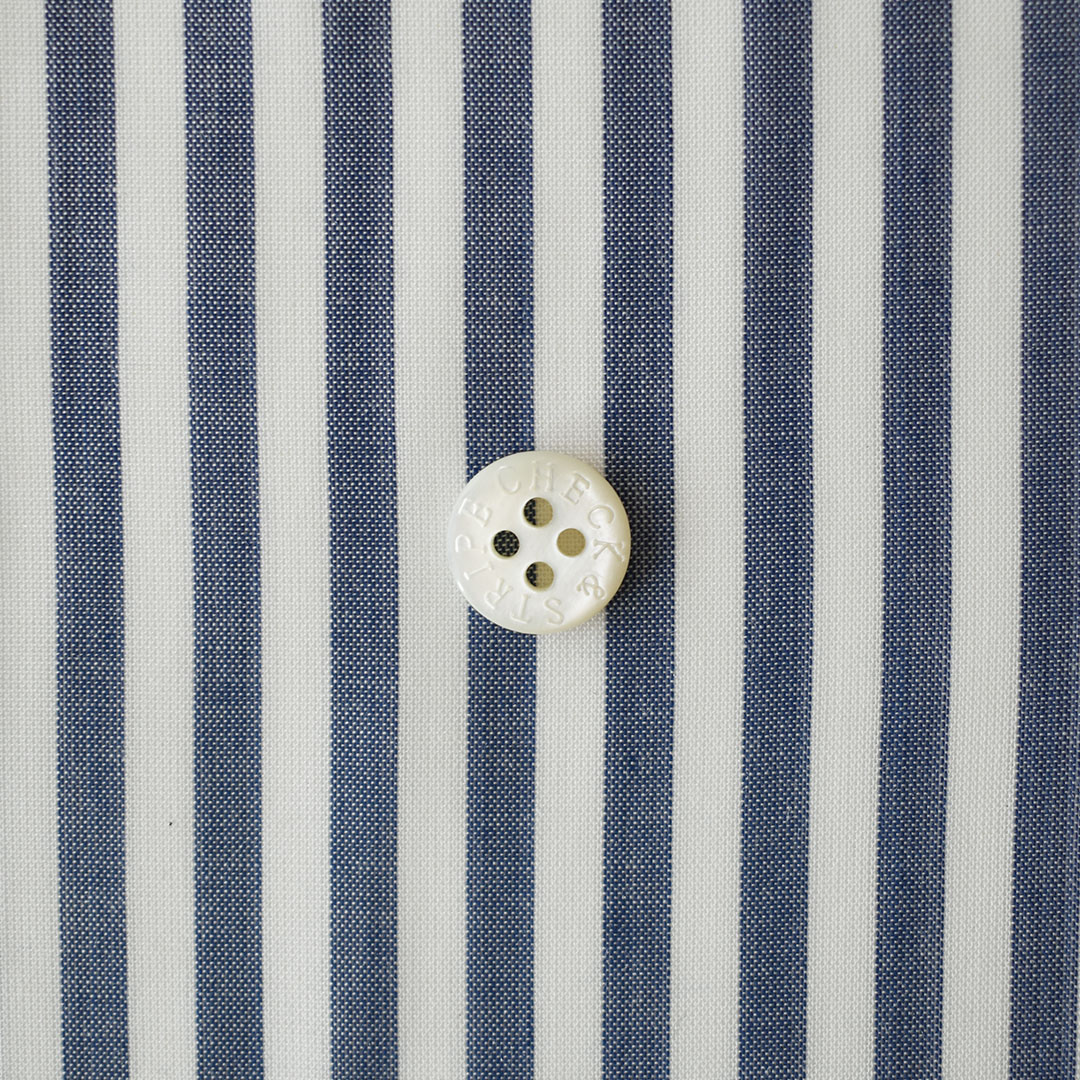 (新定番)なめらかキュプラ　ホワイトにネイビー