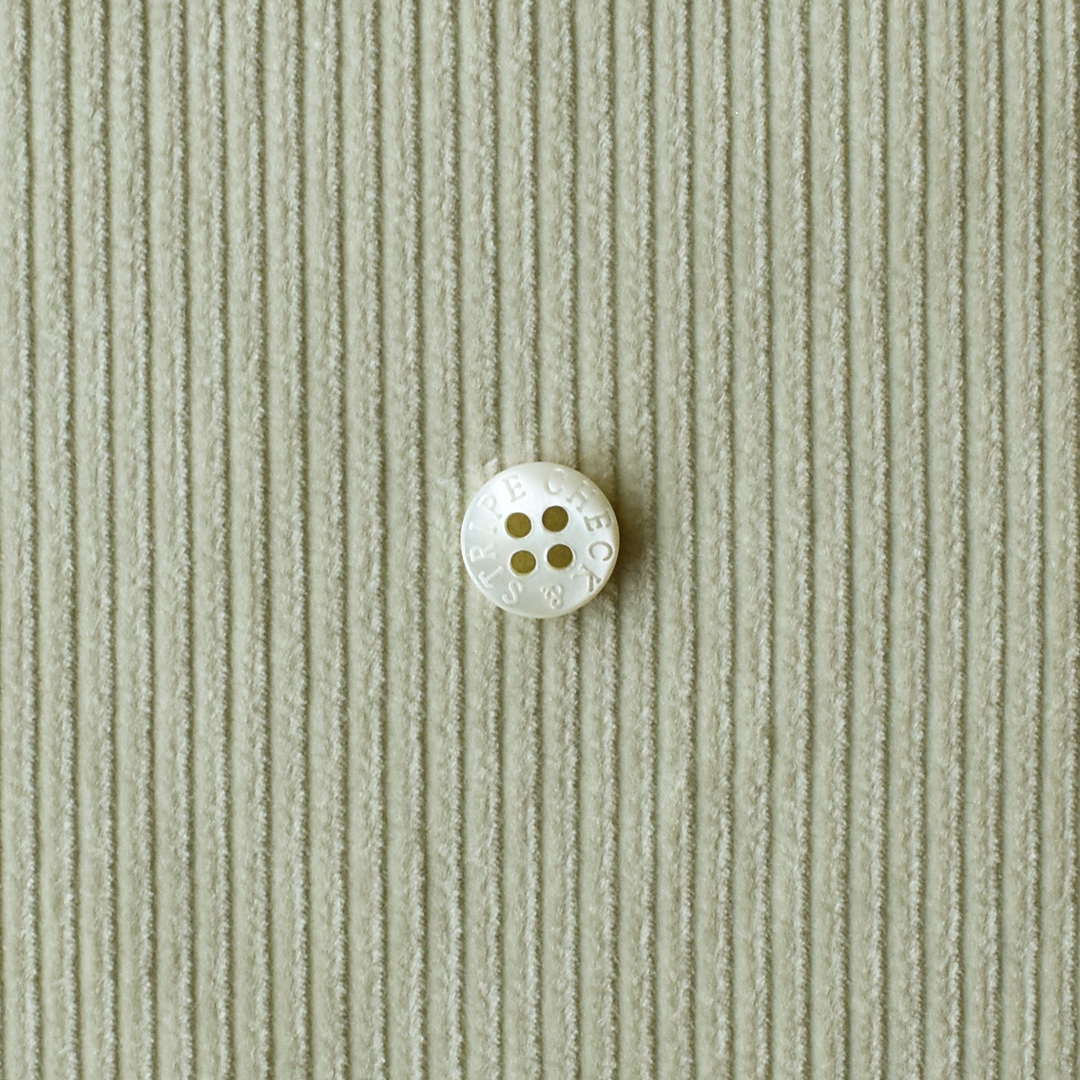 ちょっと幅広太うねプレミアムコーデュロイ　ライトベージュ