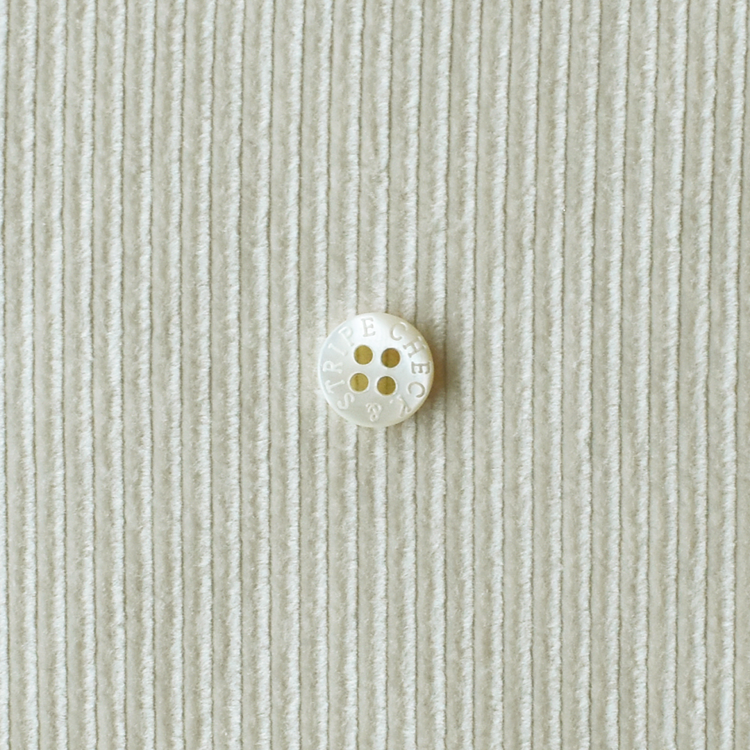 ちょっと幅広太うねプレミアムコーデュロイ　アイボリー