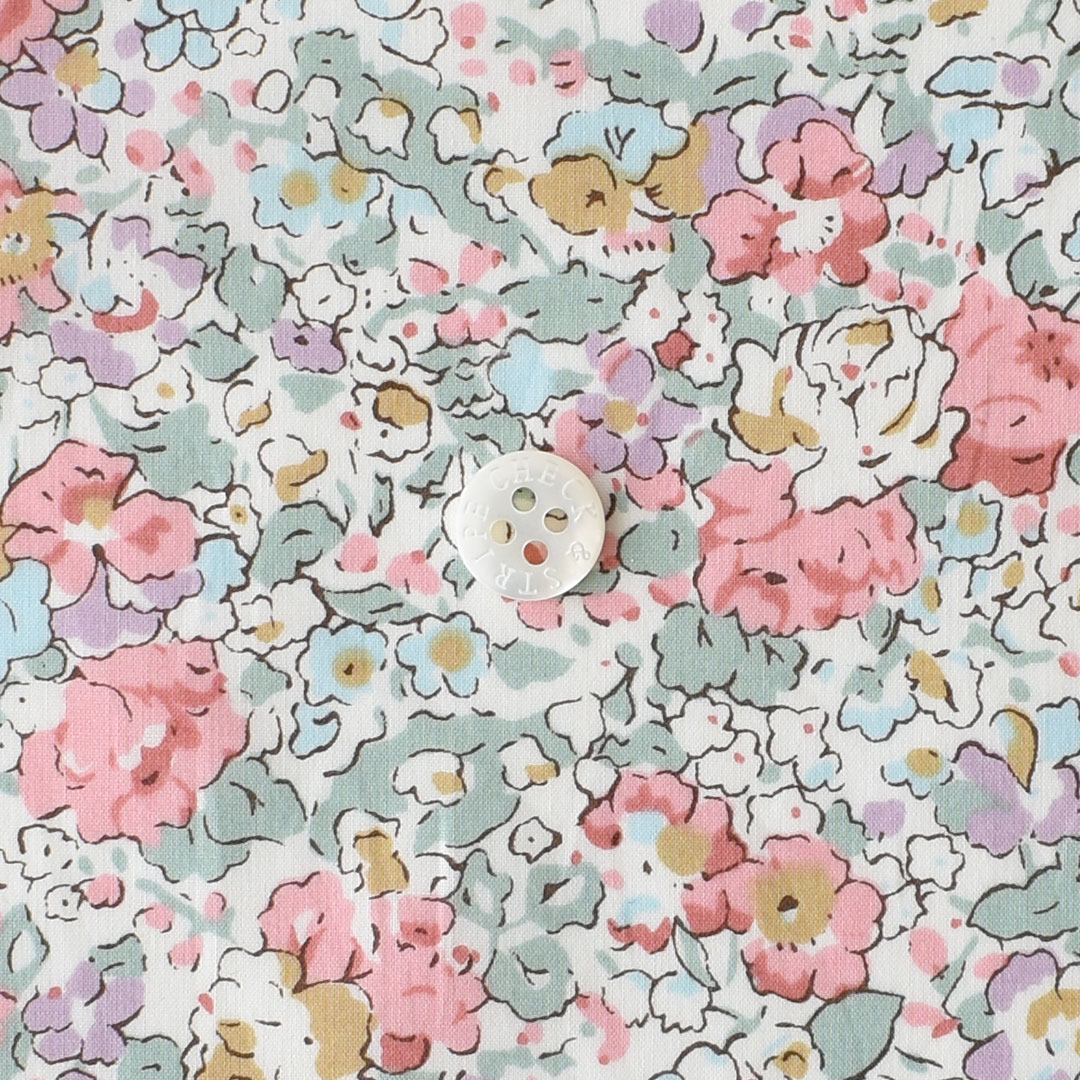 リバティプリント　Claire-Aude DE(ピンクグリーン)