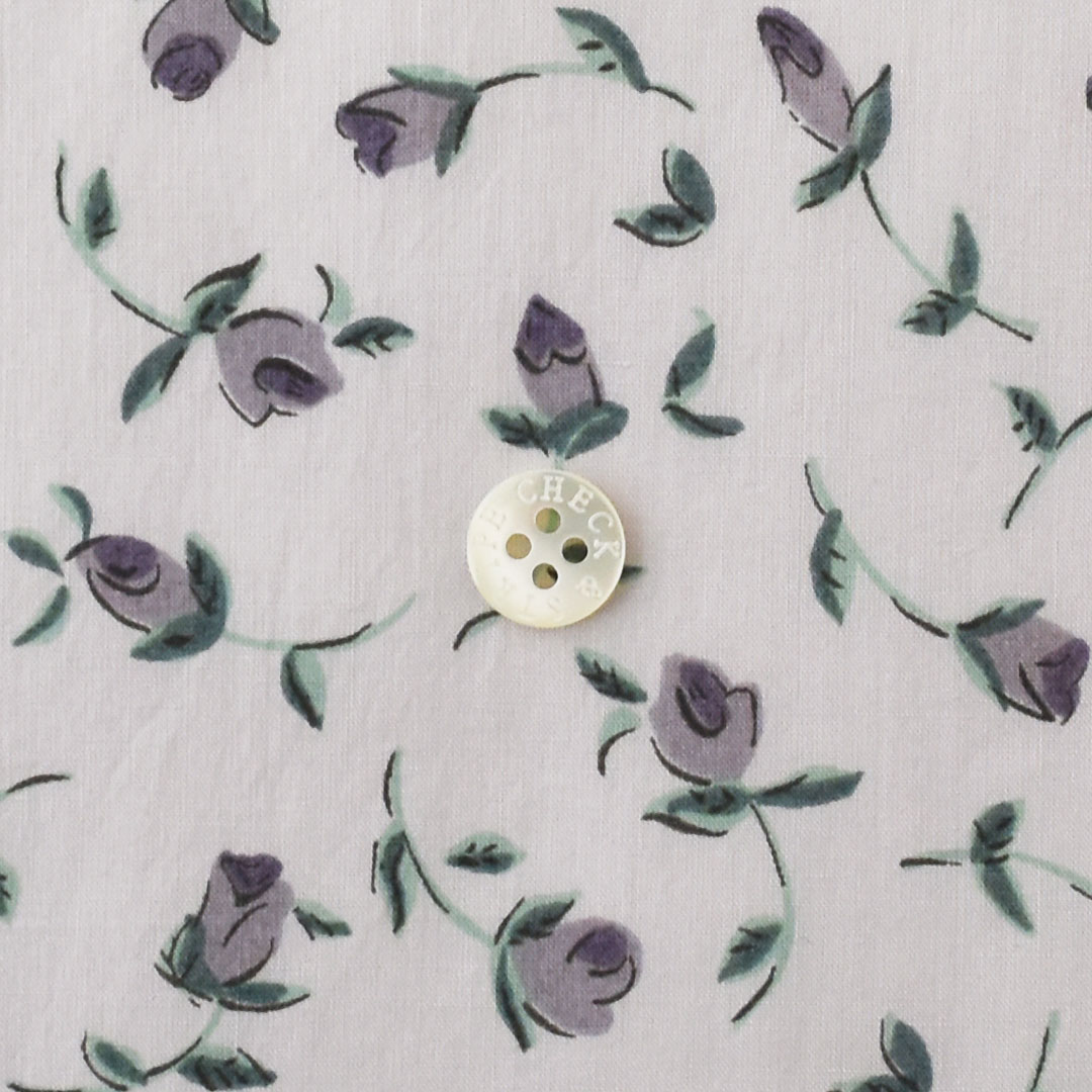リバティプリント　Floating Flora ◎J20C(ライトラベンダー地にラベンダー系)