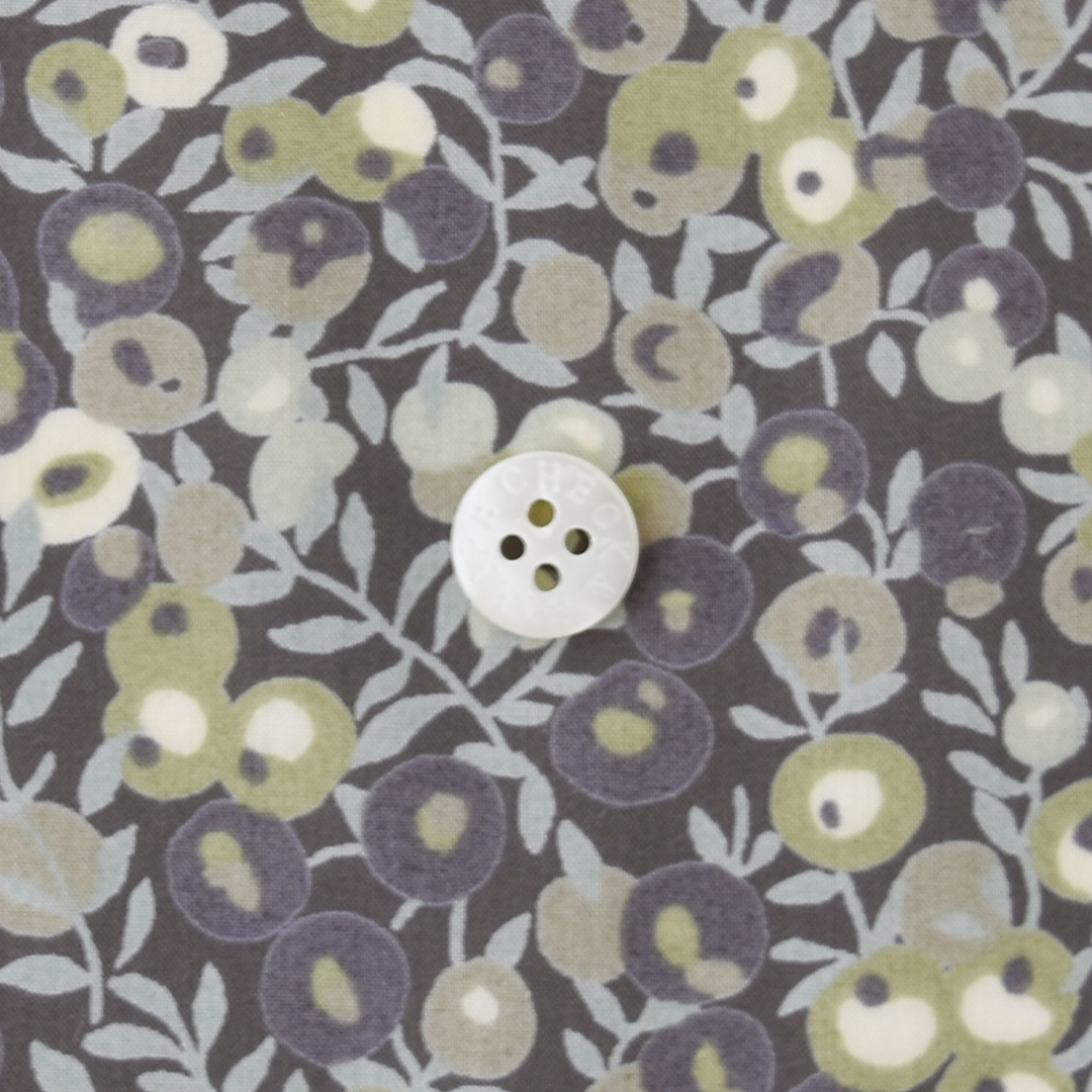 リバティプリント　Wiltshire ◎J21B(DGY地にダークラベンダー系)