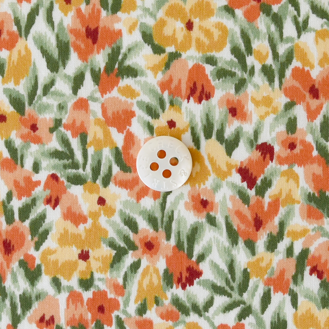 リバティプリント　Rhea P23C(イエロー・オレンジ系)