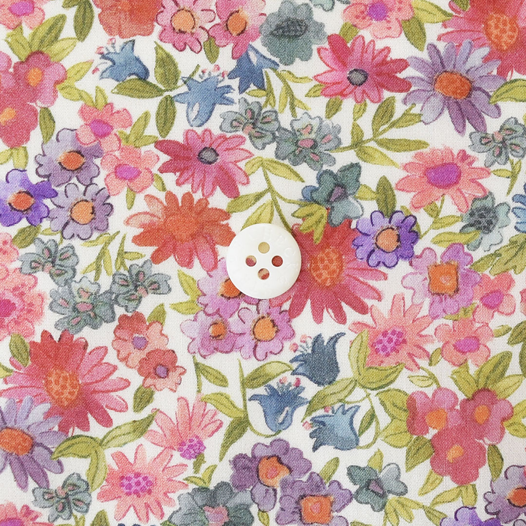 リバティプリント　Sandra Spring C(ピンク系)
