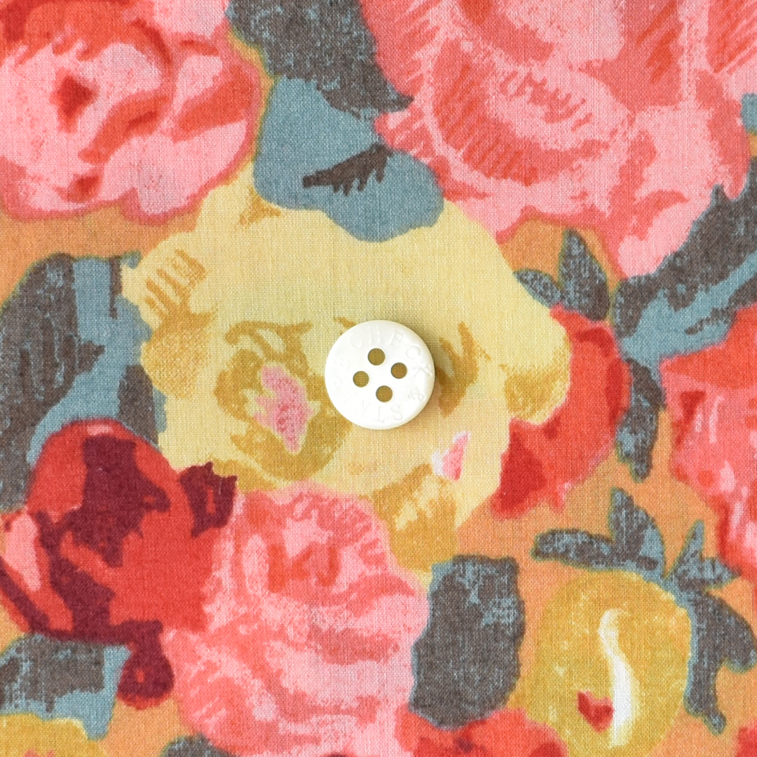 リバティプリント　Sheona Rose DE(ブルー・ピンク系)