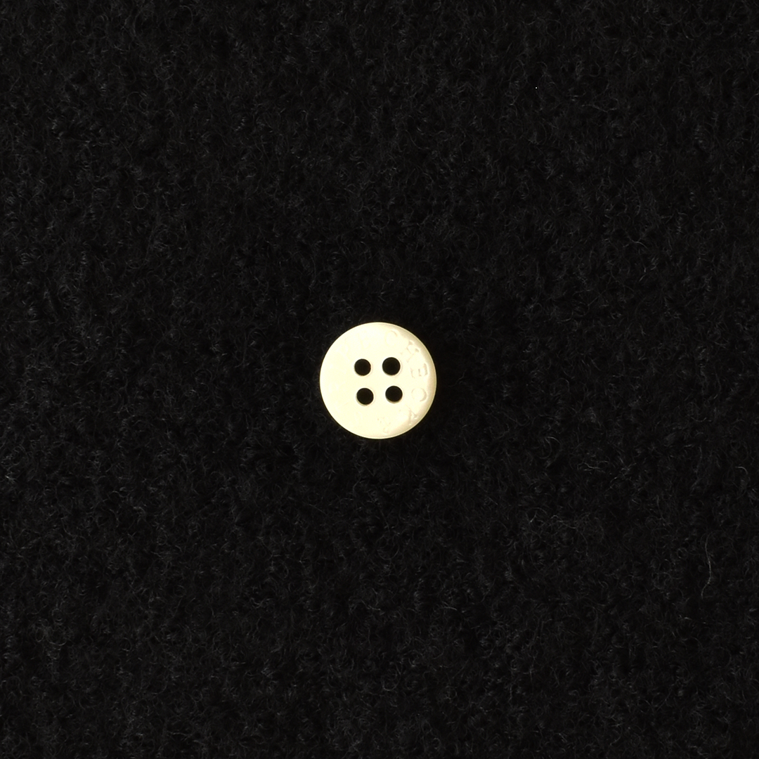 (特価)イタリア製 MANTECO(マンテコ) 圧縮ちょっと幅広ウールジャージ　ブラック