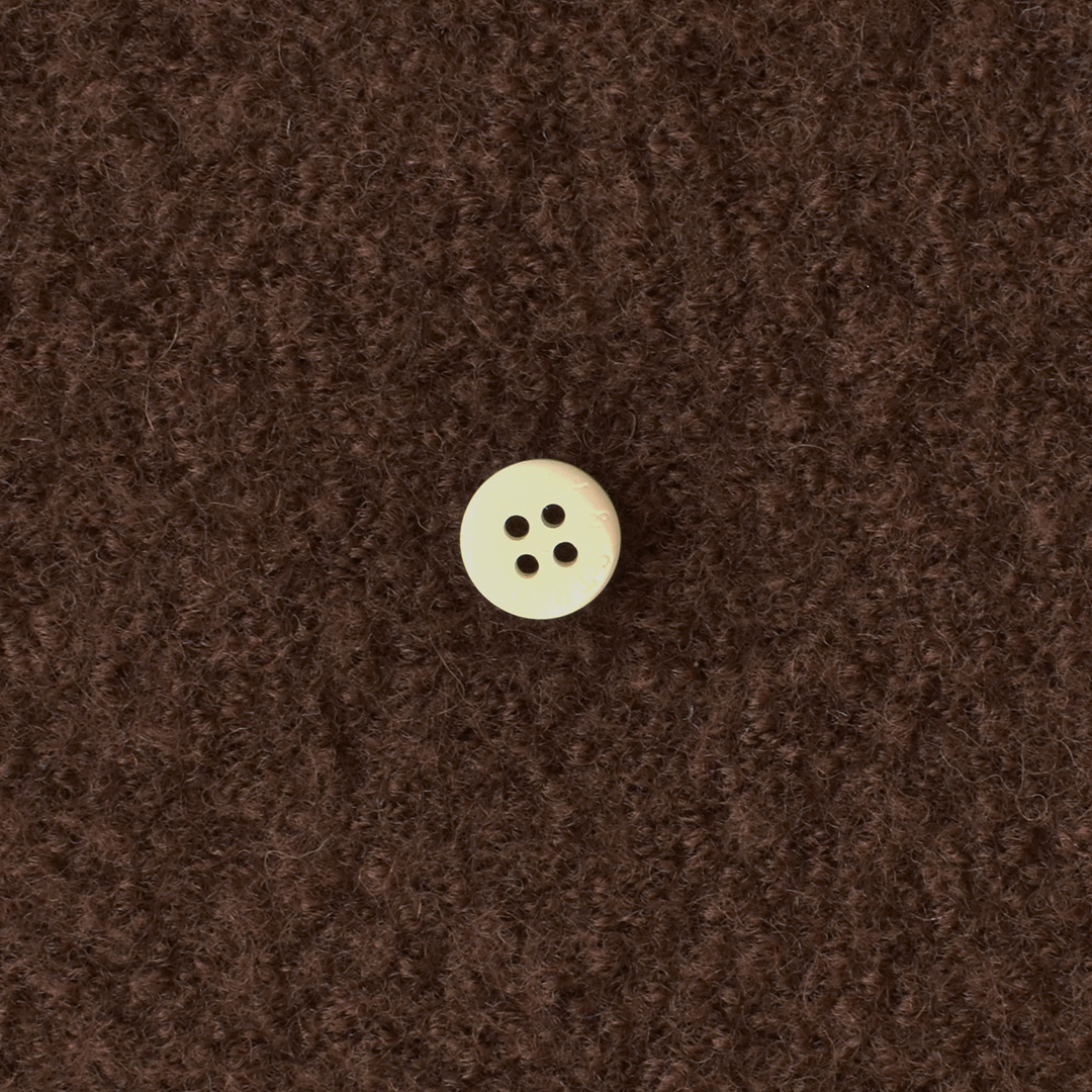 (特価)イタリア製のあったかループウール　ブラウン