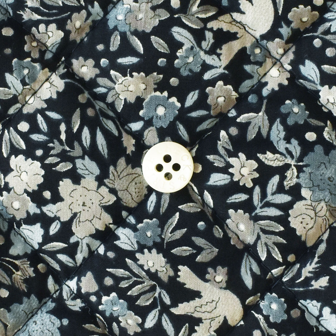 リバティプリントキルティング Birdsong　◎J25C(シックカラー系)