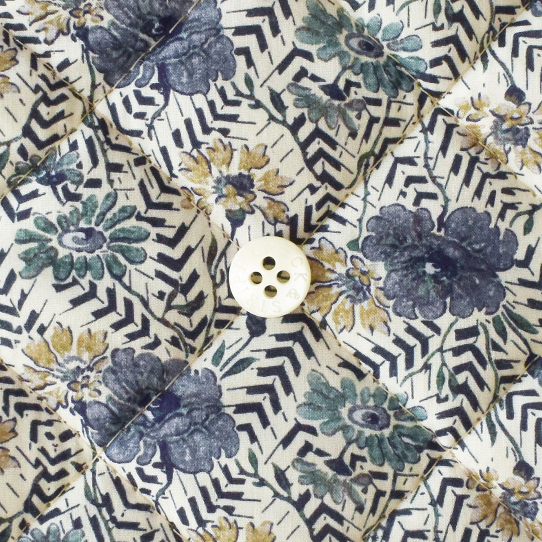 リバティプリントキルティング Demeter　◎J24A(グレー系)