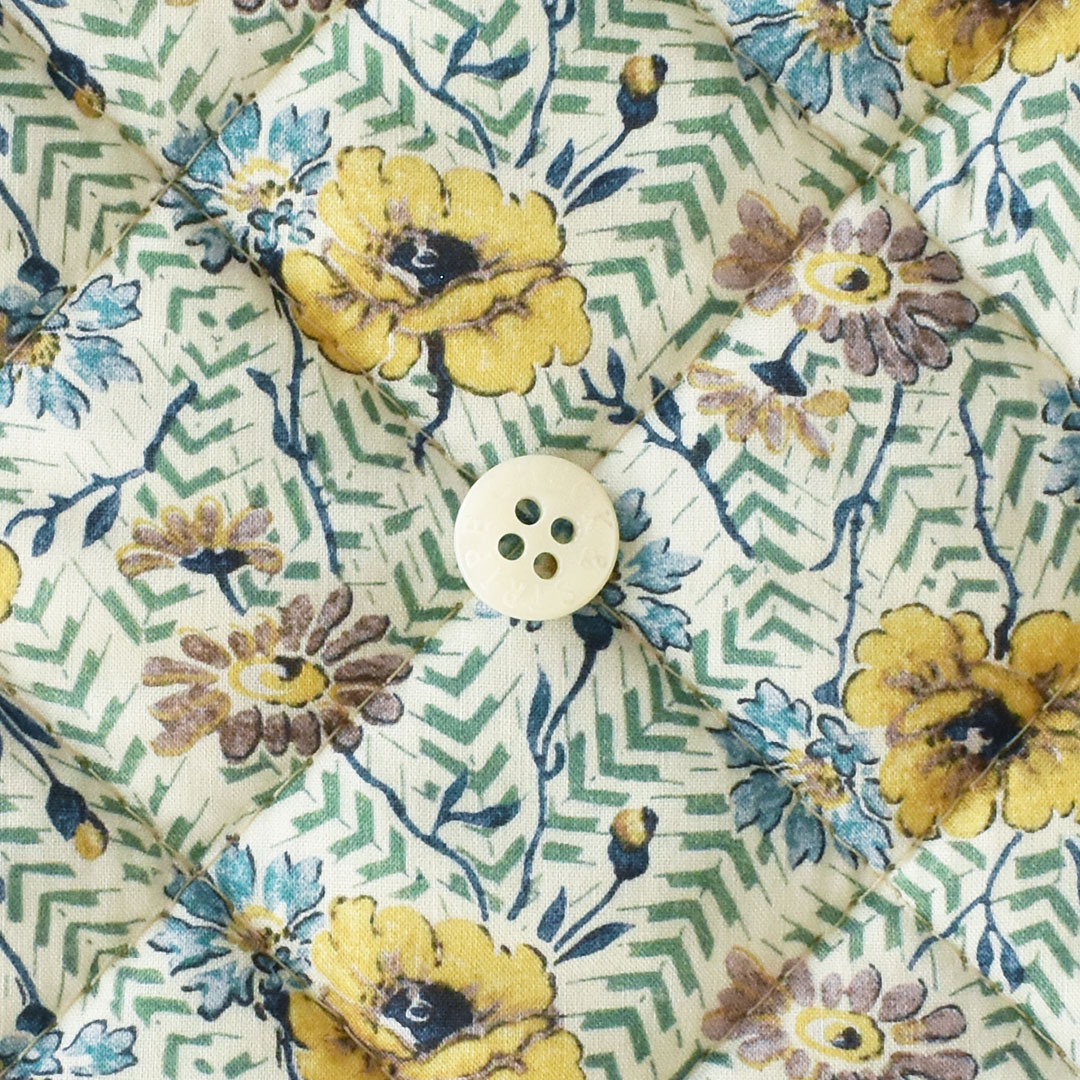 リバティプリントキルティング Demeter　◎J24B(イエロー系)