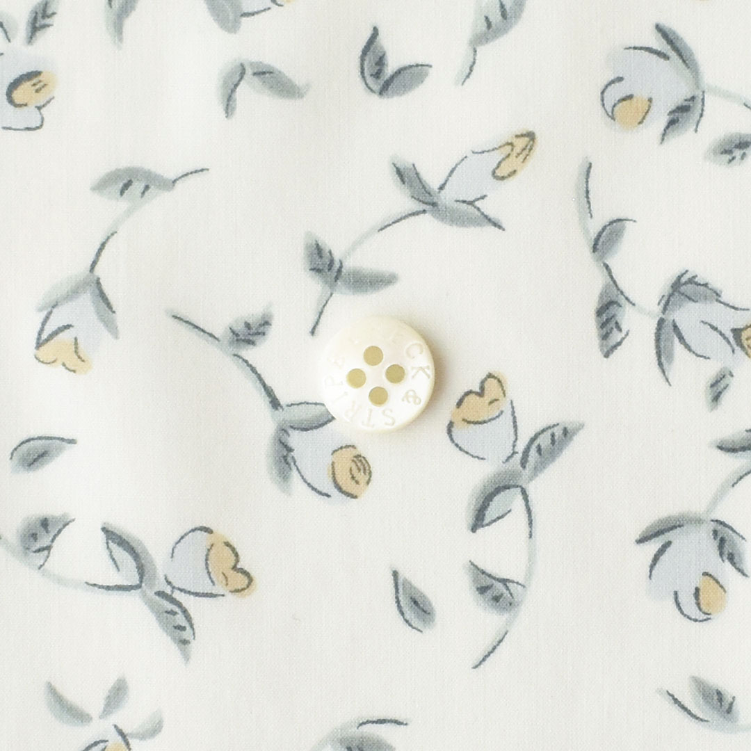 リバティプリント Floating Flora　◎J25A(ペールグレー系)(新色)