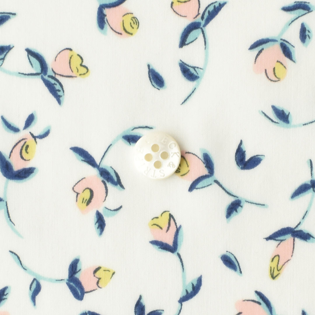 リバティプリント Floating Flora　17CT(ピンク・イエロー系)