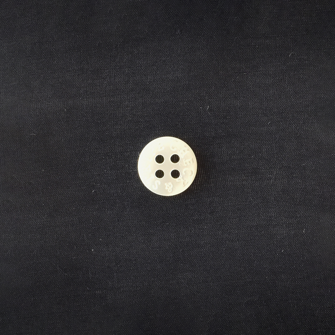 ちょっと幅広薄手のコットンシルクローン　ダークネイビー