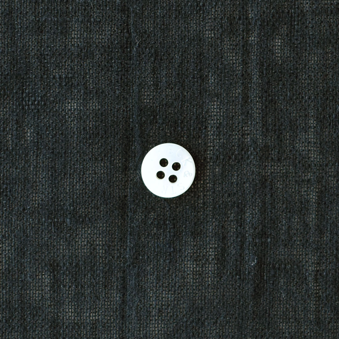 ピュアカラーリネンガーゼ　ブラック