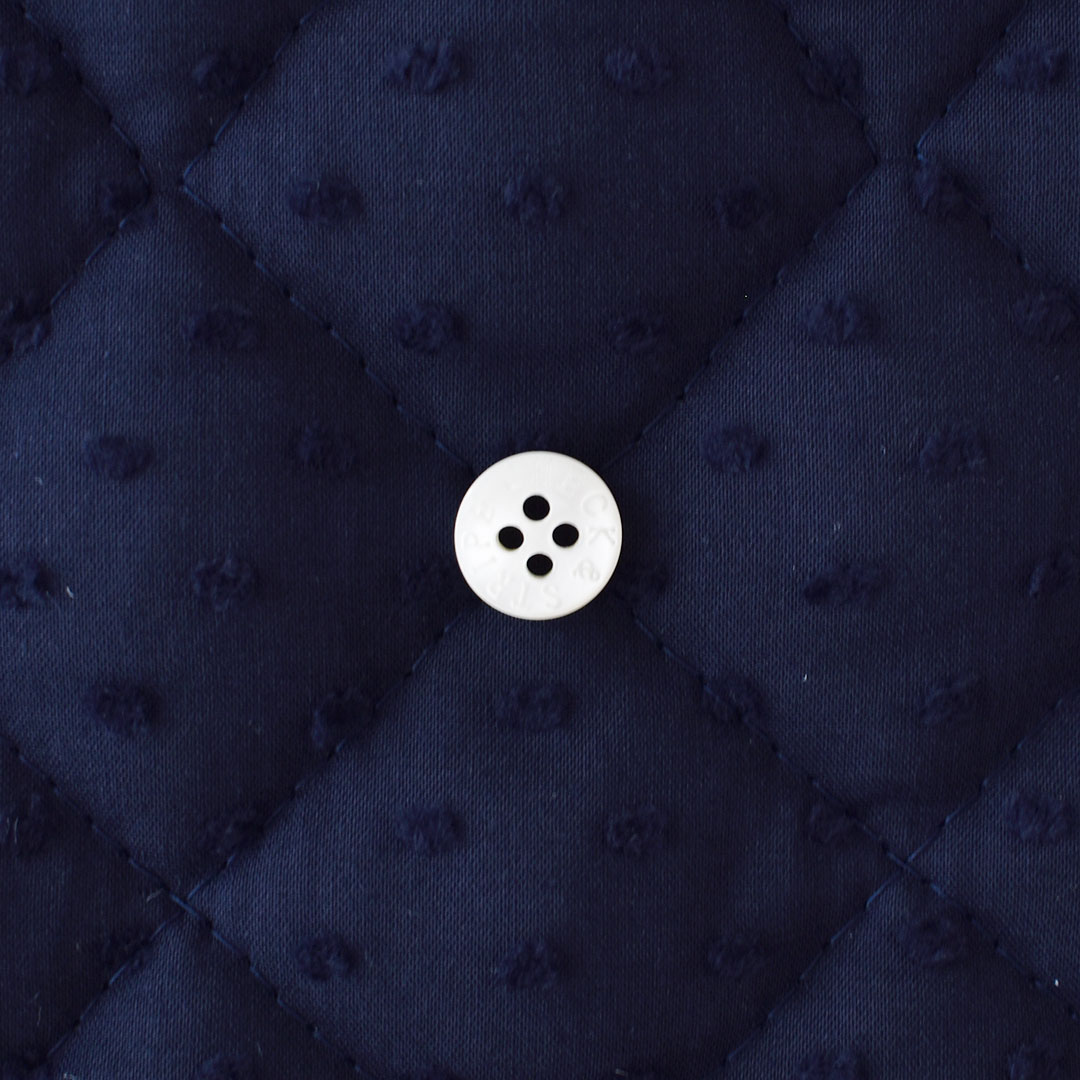 C&Sオリジナルドットミニヨンキルティング　スタンダードネイビー