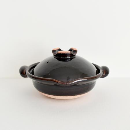 土楽窯 蓋付き土鍋(縄手) 福森道歩 伊賀焼 焼物 陶芸 SU3246Z 土楽窯」へ一生モノの土鍋を求めて 一流料亭にも愛され続けて40