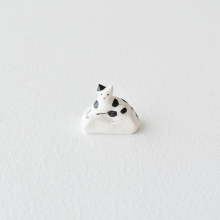 ♡にしおゆき おるがん社 フェーヴ フェーブ 陶人形 ミニチュア 作家ぬいぐるみ CHECK＆STRIPE / 商品詳細グループ